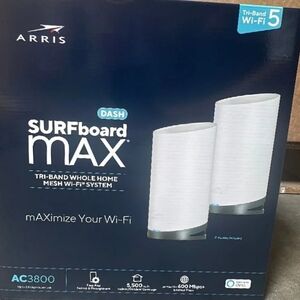 ARRIS SURFboard mAX Tri-Band Wi-Fi 5 Router - White